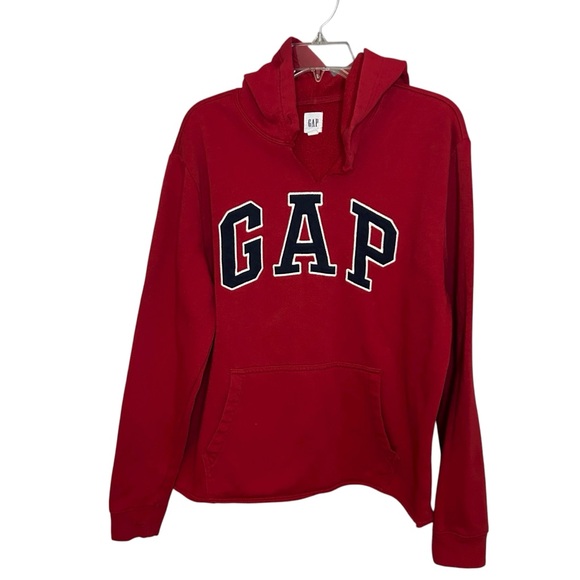 Vintage GAP sweatshirt red hoodie medium - Picture 11 of 12